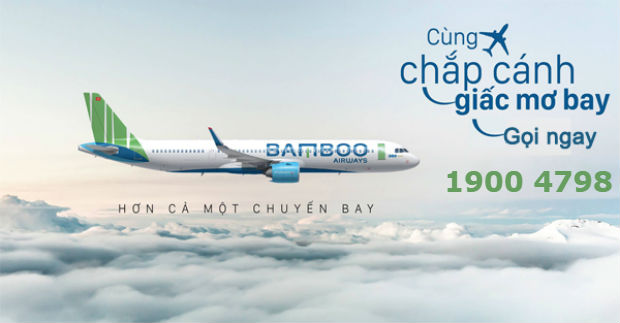 Bamboo Airways khuyến mãi “Mua chiều đi – tặng chiều về”