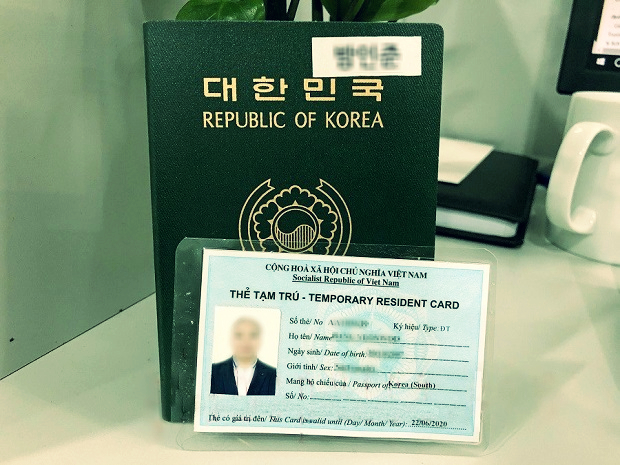 thẻ tạm trú cho người nước ngoài